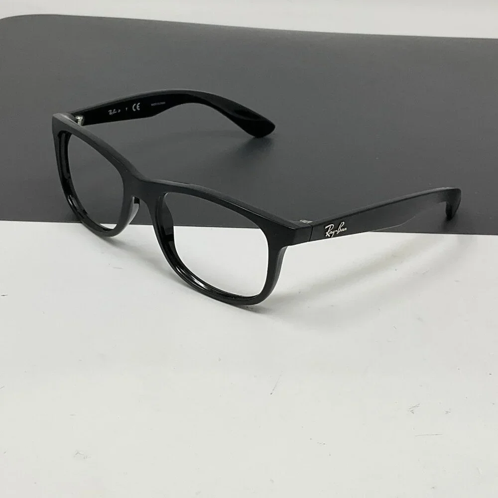 RAY-BAN JR RJ9062S 7013/71 Black Matte 48-16-125 Sunglasses Eyeglasses Frame
